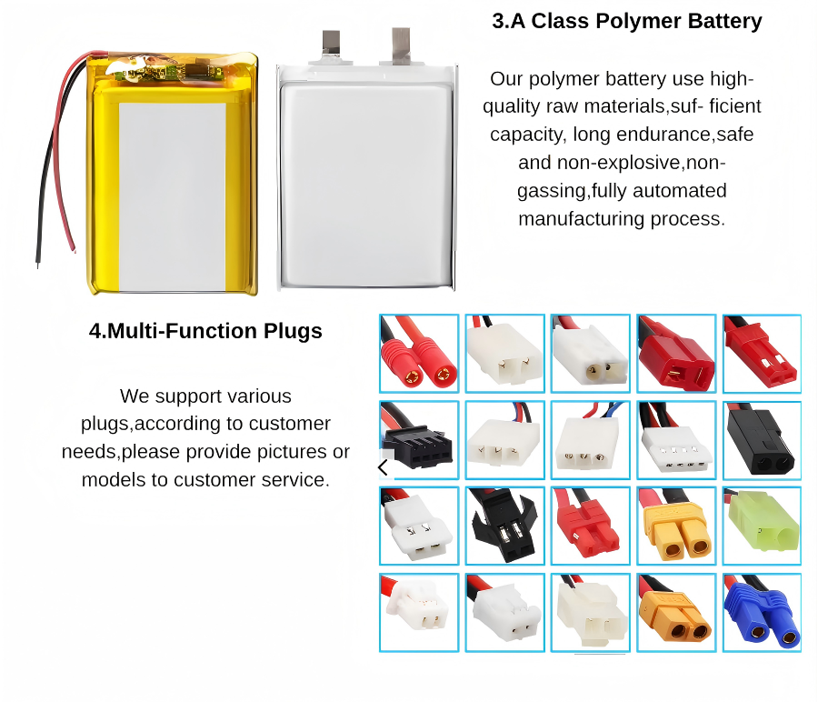 40mAh Brand New Lipo Battery 3.7v Li-Polymer Battery