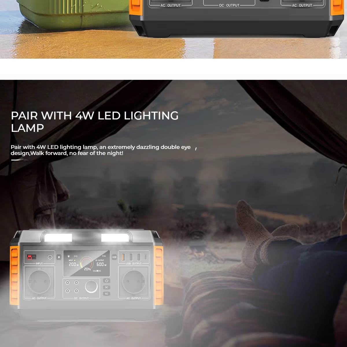 A6 520Wh portable mobile energy storage power bank
