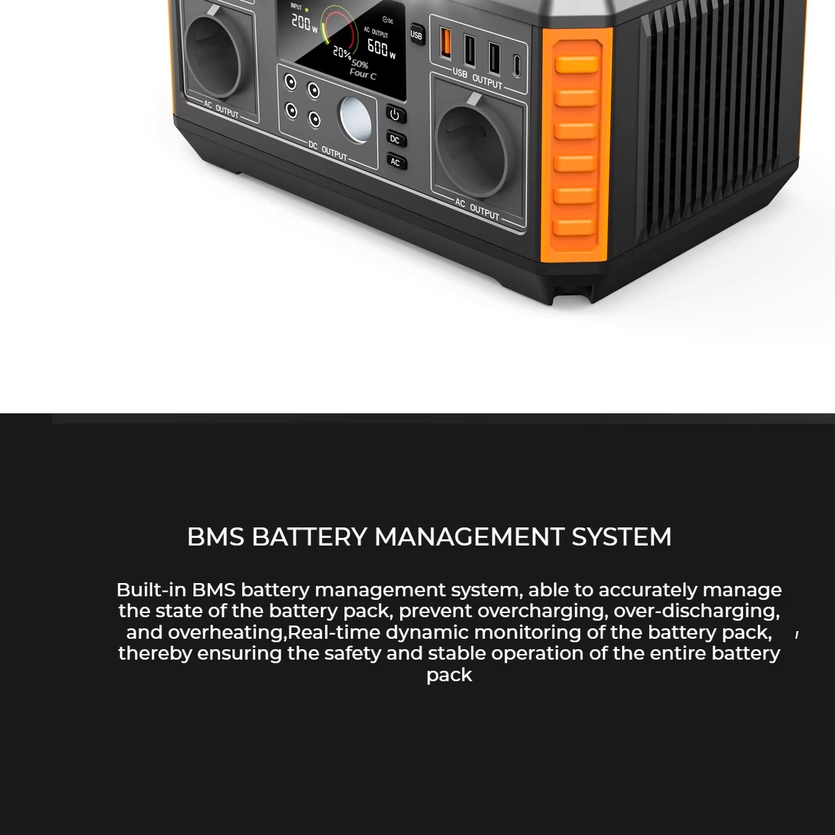 A6 520Wh portable mobile energy storage power bank