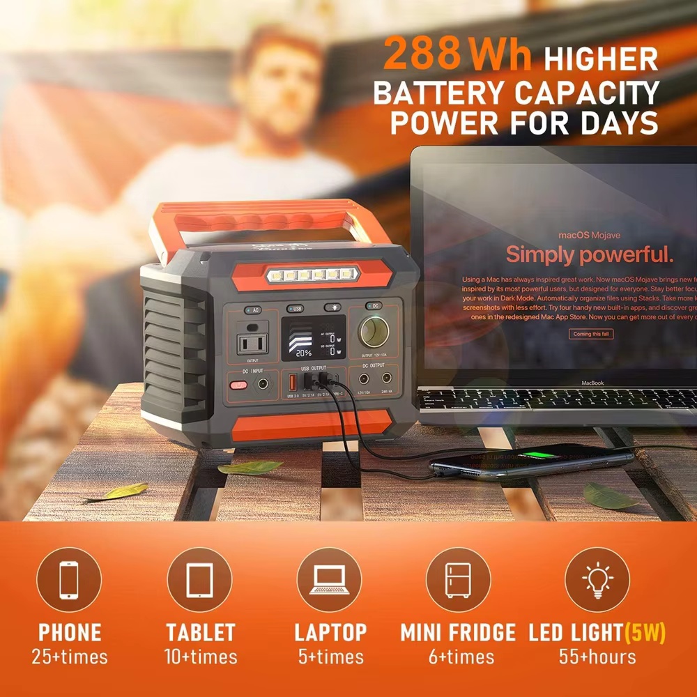 A300 288Wh portable mobile energy storage power bank