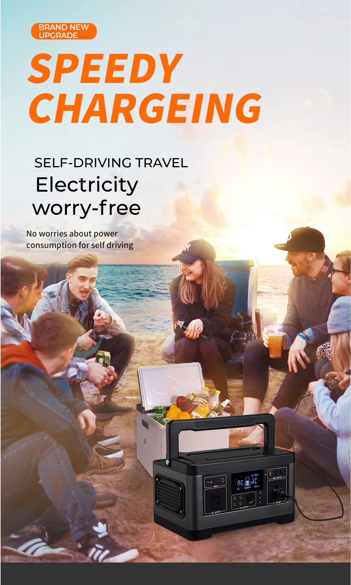 A5 520Wh portable mobile energy storage power bank