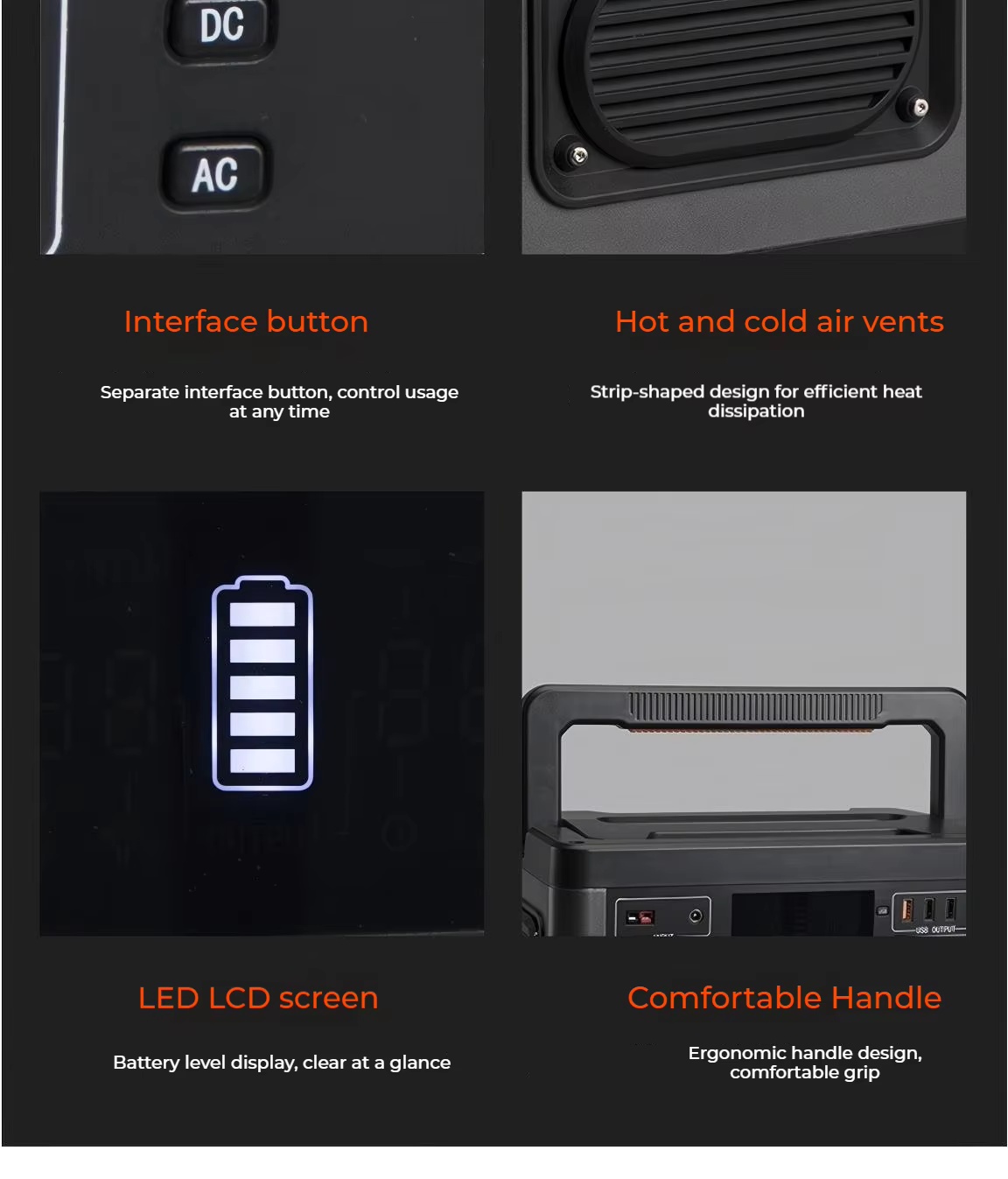 A5 520Wh portable mobile energy storage power bank
