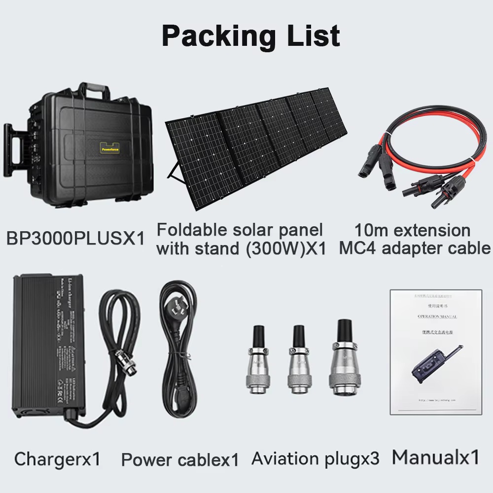 BP3000PULS 3000Wh portable mobile energy storage power bank