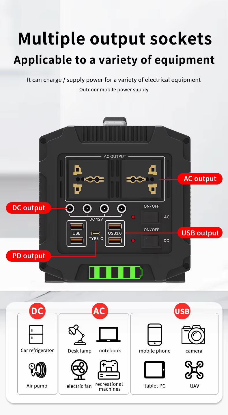 G500 518Wh portable mobile energy storage power bank