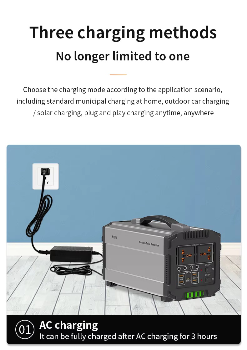 G500 518Wh portable mobile energy storage power bank