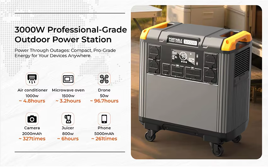 T50 5376Wh portable mobile energy storage power bank