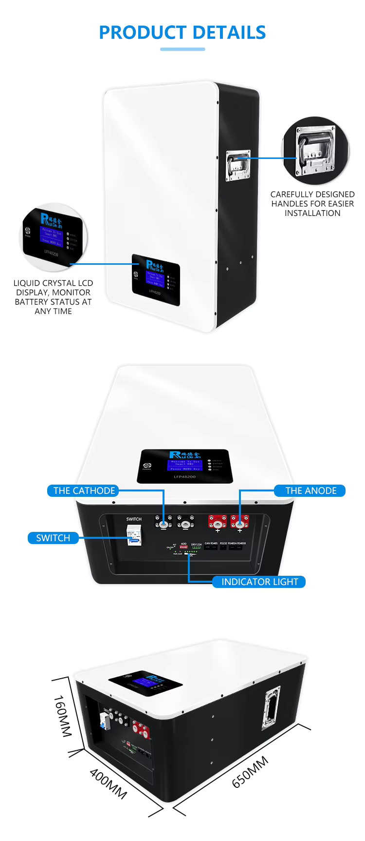 MY24 2048Wh portable mobile energy storage power bank
