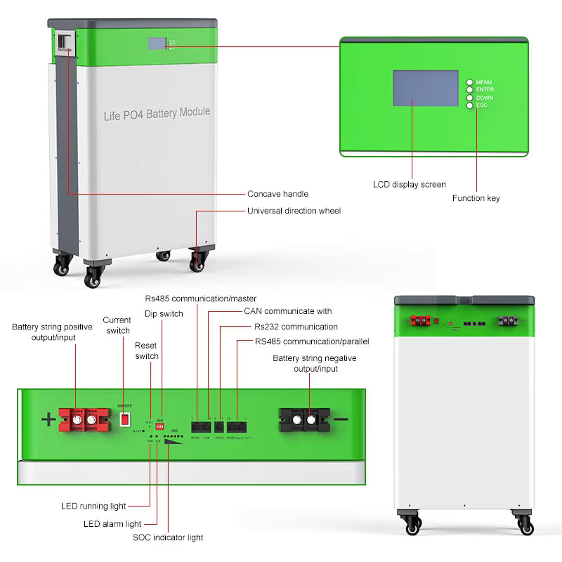 100Ah portable mobile energy storage power bank