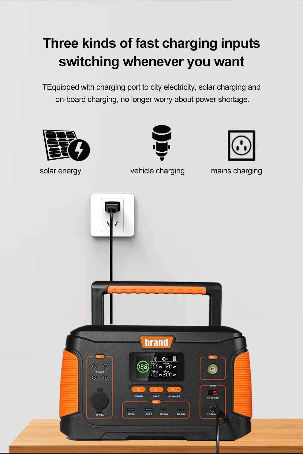 932Wh portable mobile energy storage power bank