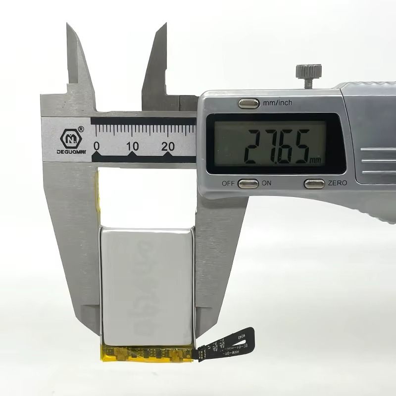 452740 3.7v Compact Lithium Polymer 300mah Battery with PCB Cable and Connector
