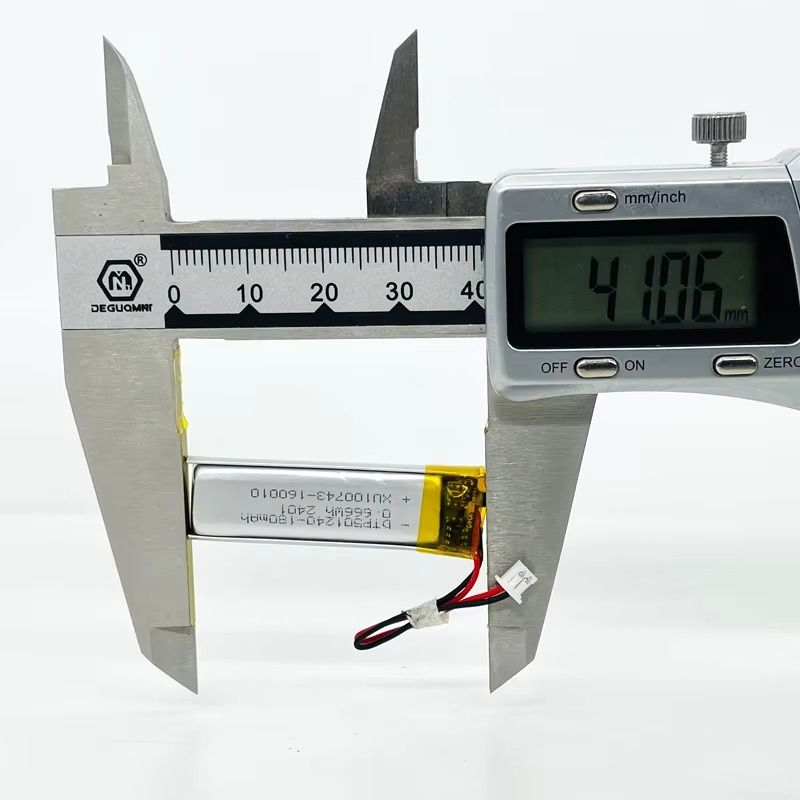 501240 3.7v 180mah 3.7v lithium polymer battery