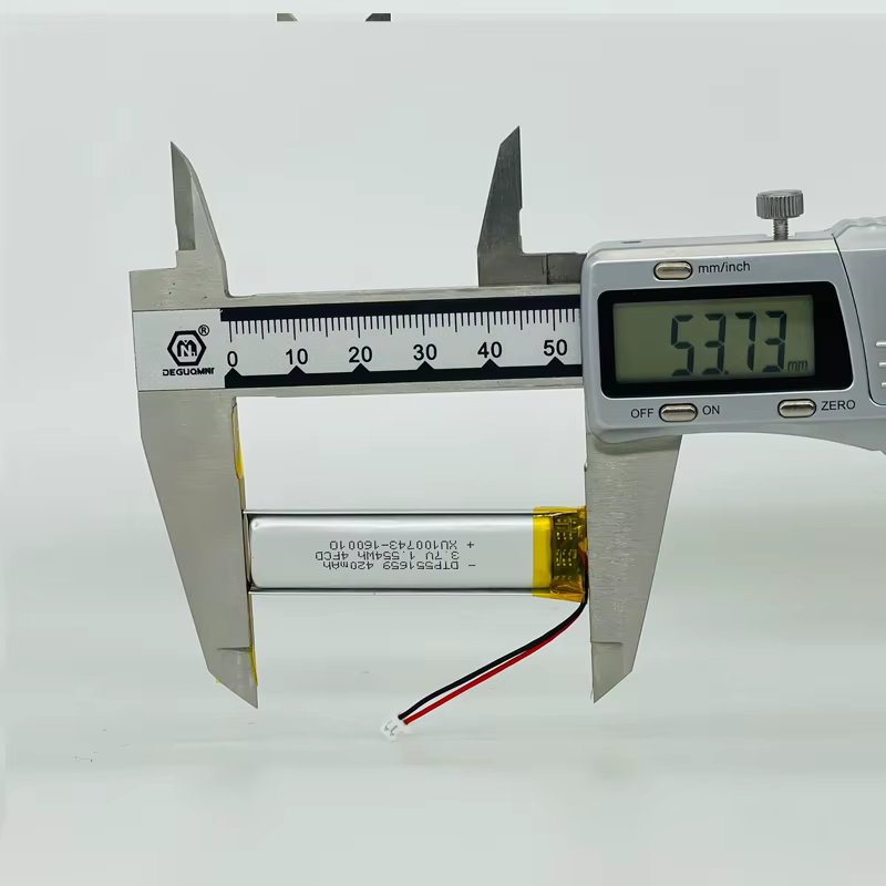 551659 420mah 3.7v Lithium Polymer Battery Manufacturer