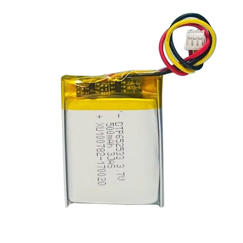 652532 3.7v 500mah Lithium Polymer Battery Lithium Ion Battery Manufacturer Lipo Polymer Battery 3.7v