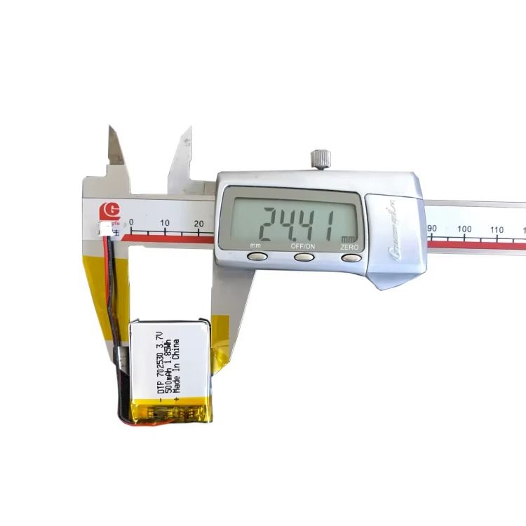 500mAh 3.7v Lithium Ion Coin Cell 702530 for MP4 Pocket Lithium Ion