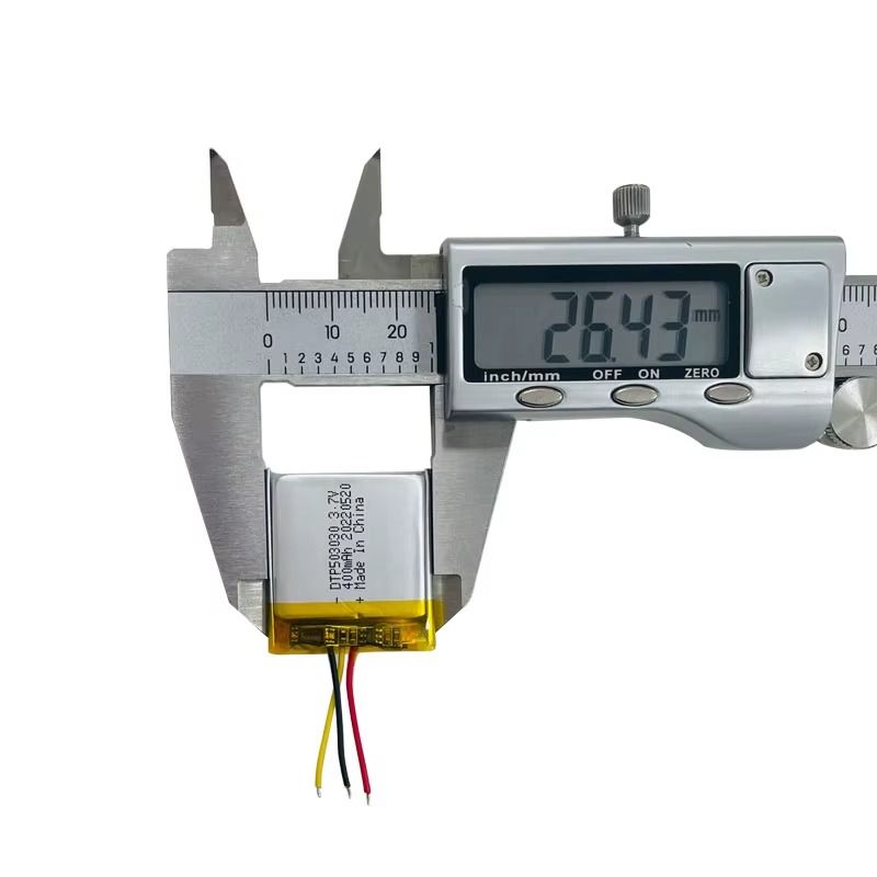 Lithium Polymer Battery 503030 3.7v 400mAh Rechargeable Lithium Polymer Battery