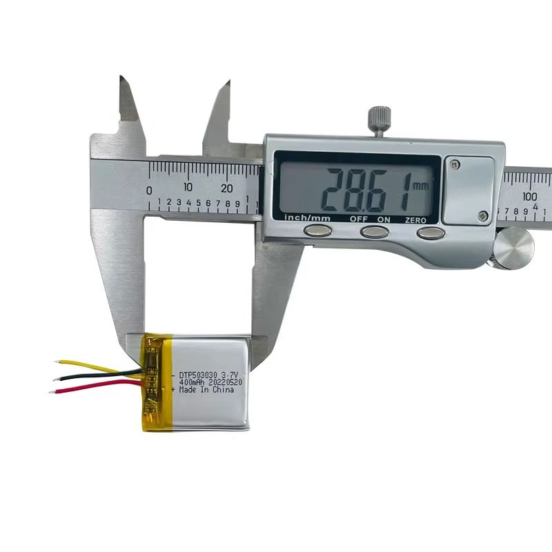 Lithium Polymer Battery 503030 3.7v 400mAh Rechargeable Lithium Polymer Battery