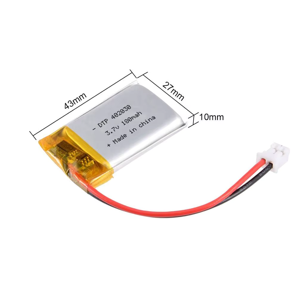Small Lithium Battery 30mAh 40mAh 140mAh 200mAh 3.7V 402030 Lithium Polymer Battery