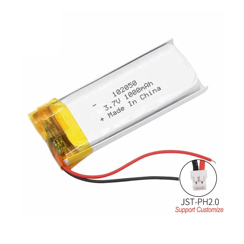 Lipo Battery 102050 3.7v 1000mah Lithium Polymer Battery for Smart Watch GPS