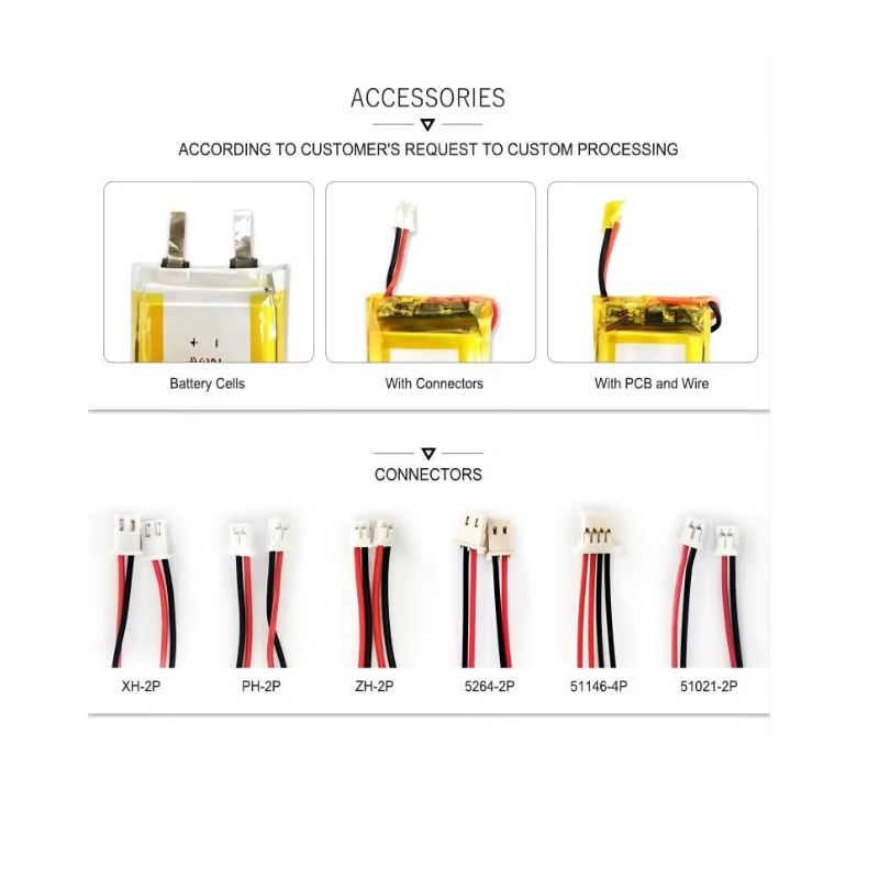 103450 6.66Wh 1800mAh 3.7v OEM ODM Lipo Batteries Li Ion Rechargeable Li-po Battery for Medical Device