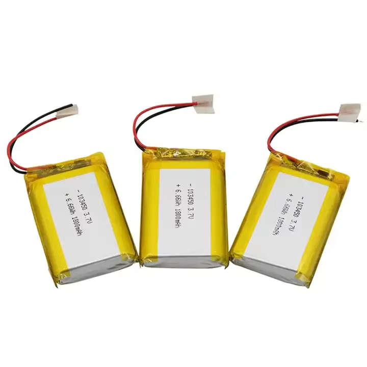 103450 3.7v 1800mah 2000mah Lipo Battery Rechargeable Polymer Lithium Battery for Medical Device