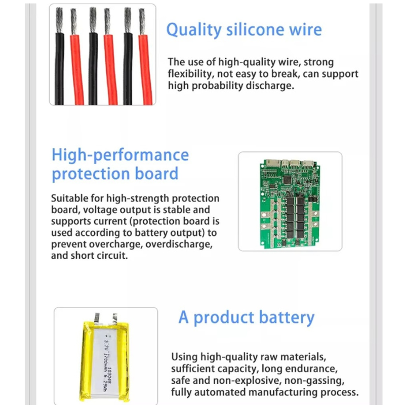 Ul Ce 103048 3.7v Rechargeable Lipo Batteries 1500mah Lithium Polymer Battery
