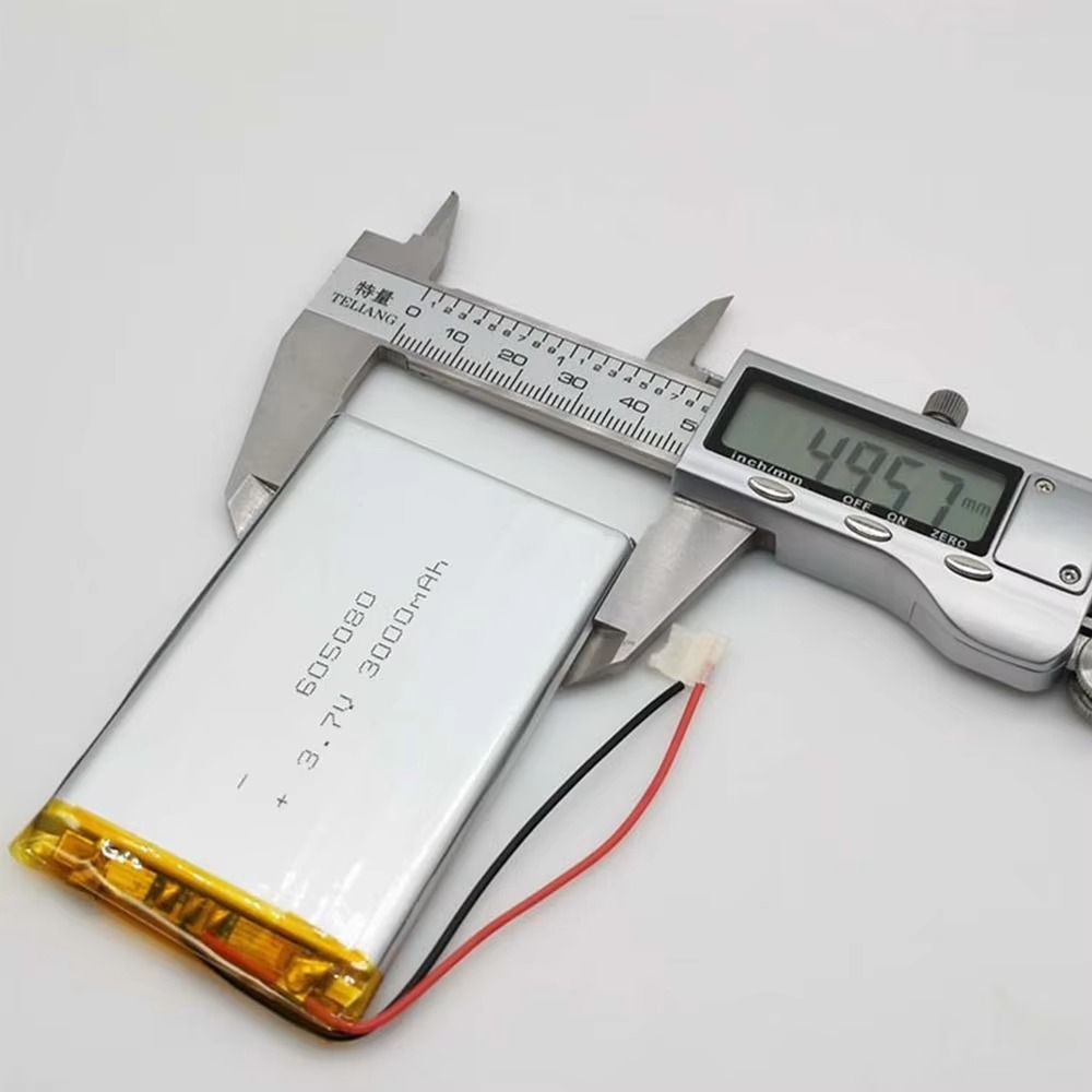 Lithium Polymer 605080 Lipo Battery 3.7v 3000mah Li-ion Battery