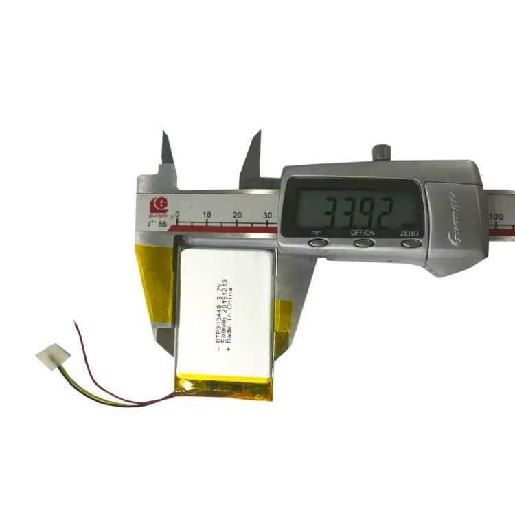 500mAh 3.7V Rechargeable DTP313448 Li-Ion Battery Pack Lipo Battery