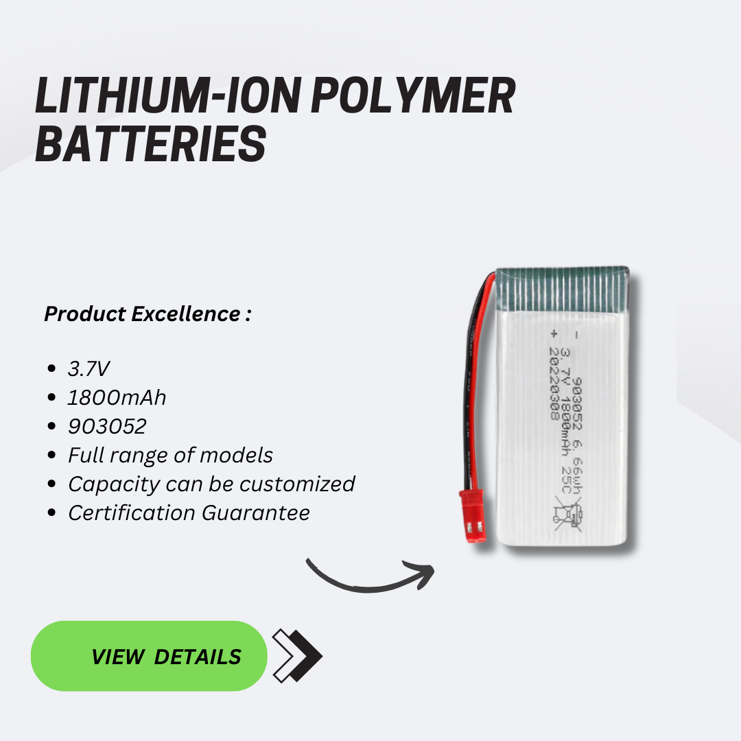 25C 903052 Drone Battery 903052 3.7v 1800mAh Lithium Polymer Battery for Drone KY601S SYMA X5SW X5 M18 H5P