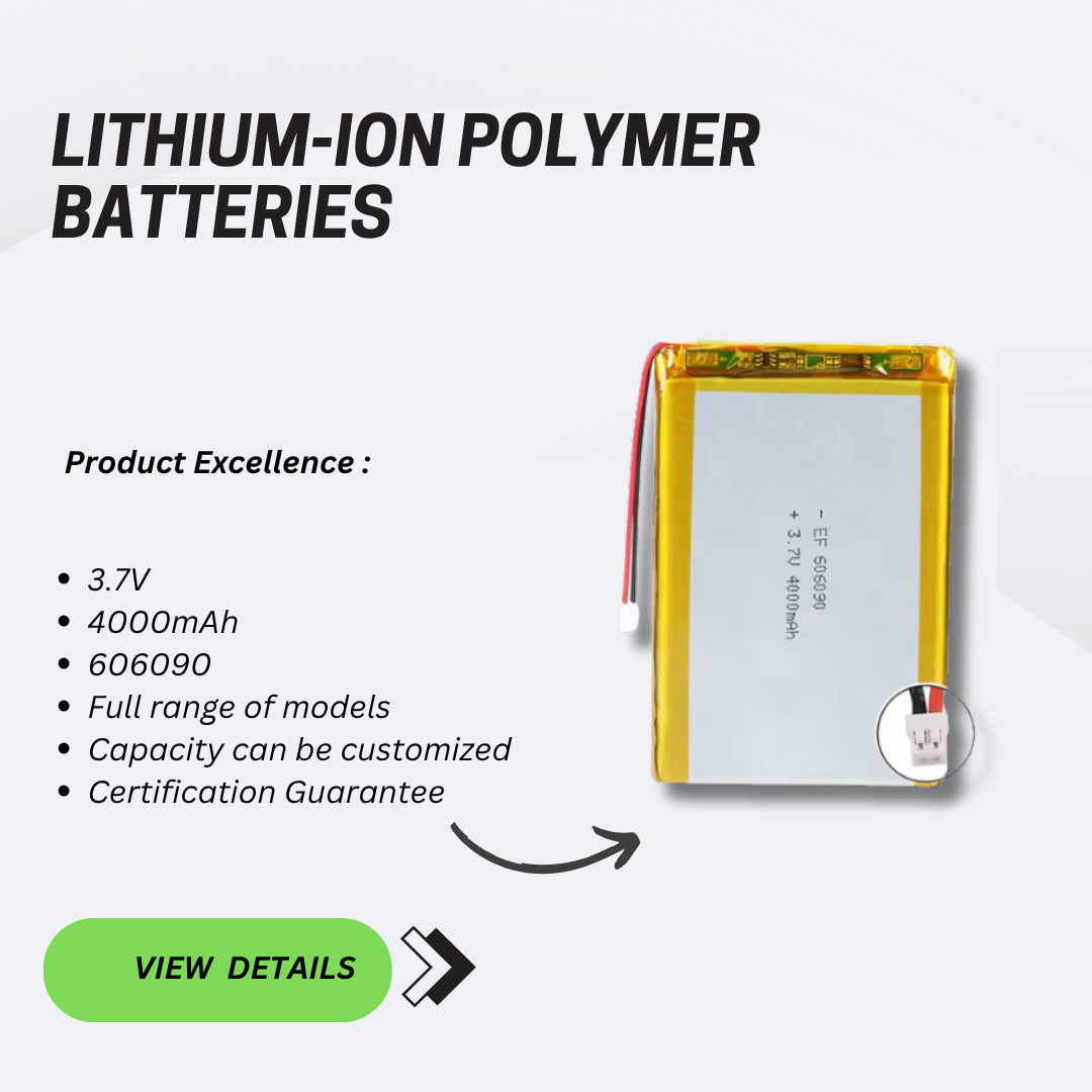 14.8Wh 4000mah 3.7 LIPO Pouch Lithium Polymer Battery 606090 for Car Recorder