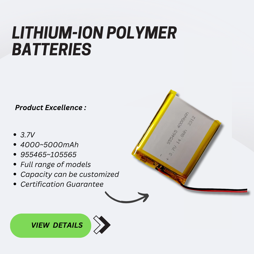 955465 105565 4000mAh 4500mAh 5000mah 3.7v Lipo Battery for Cabinet Light UAV