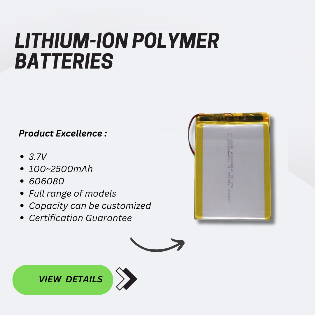 Lipo Batteries 606080 2500mah 37v Lithium Polymer Battery