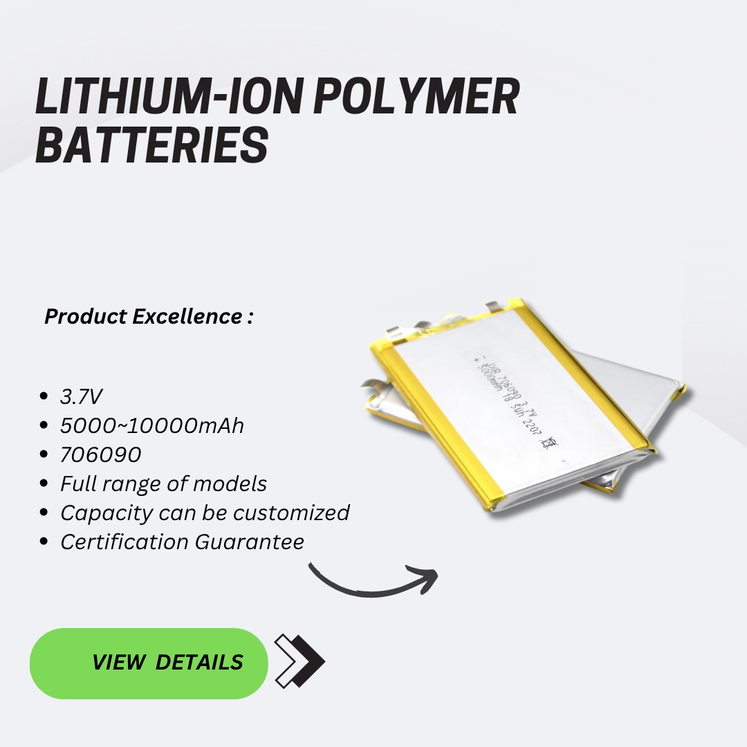 High Quality Lithium Ion Battery 706090 3.7v 5000mah Lipo Battery 18.5wh Laptop Battery