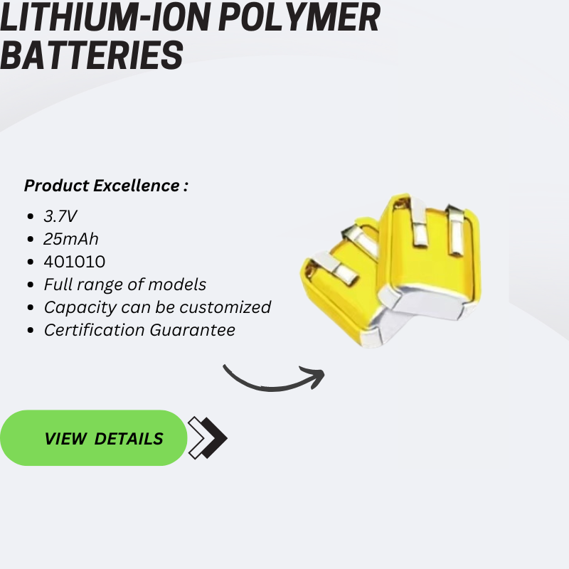 Mini Rechargeable Ultra Li Po 3.7v Oem Lipo Battery Li Ion Battery for Mp3 Earphone